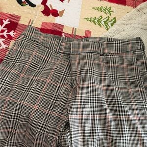Old Navy High-Rise Plaid Pants